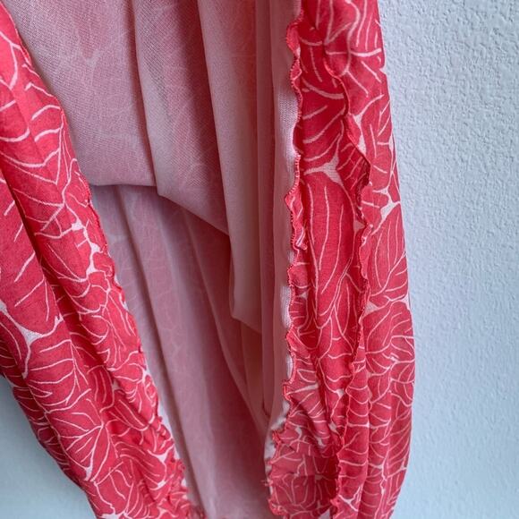 Diane Von Furstenberg Leaf Print Silk Glenn Dress 4 - Picture 7 of 8